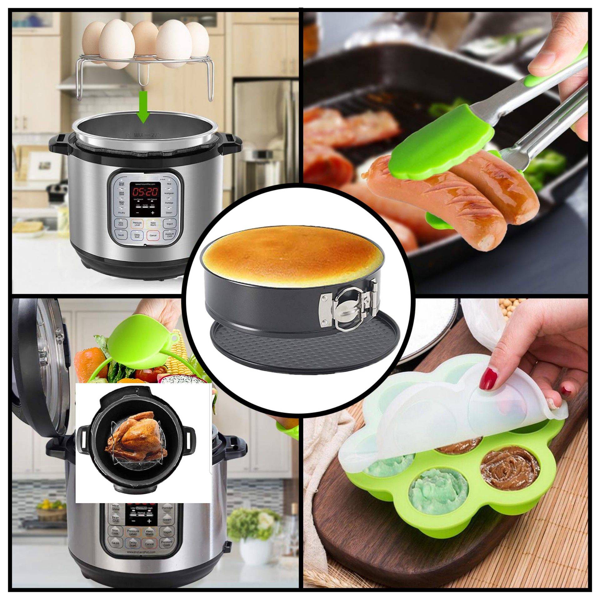 Instant pot accessories 6, 8 qt for pressure cooker , kitchen kits 13 pcs