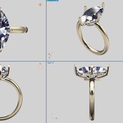 Marquise engagement Ring 