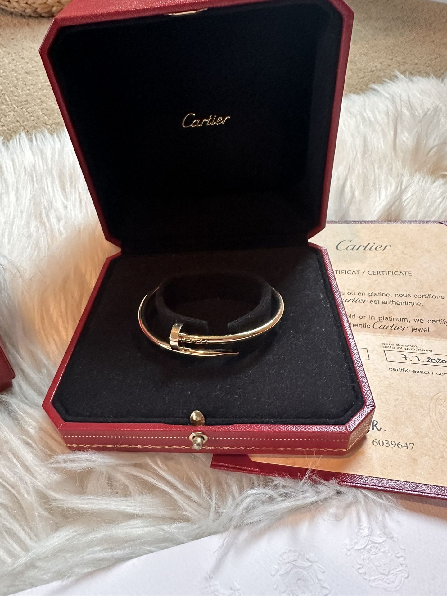 Authentic Bracelet With Receipt, Certificate Bags And Brand New Cleaning Kit