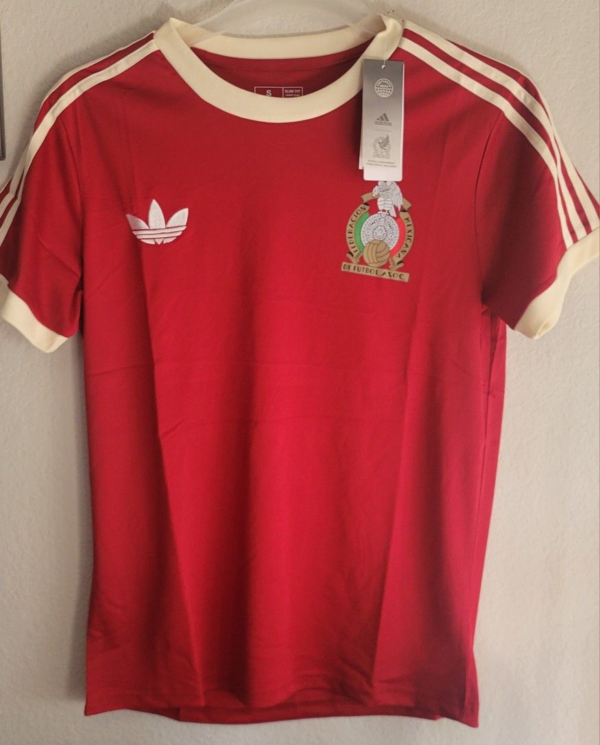 Adidas Mens México 1985 Retro Colección Adidas Size Small Médium  XL No Trade 