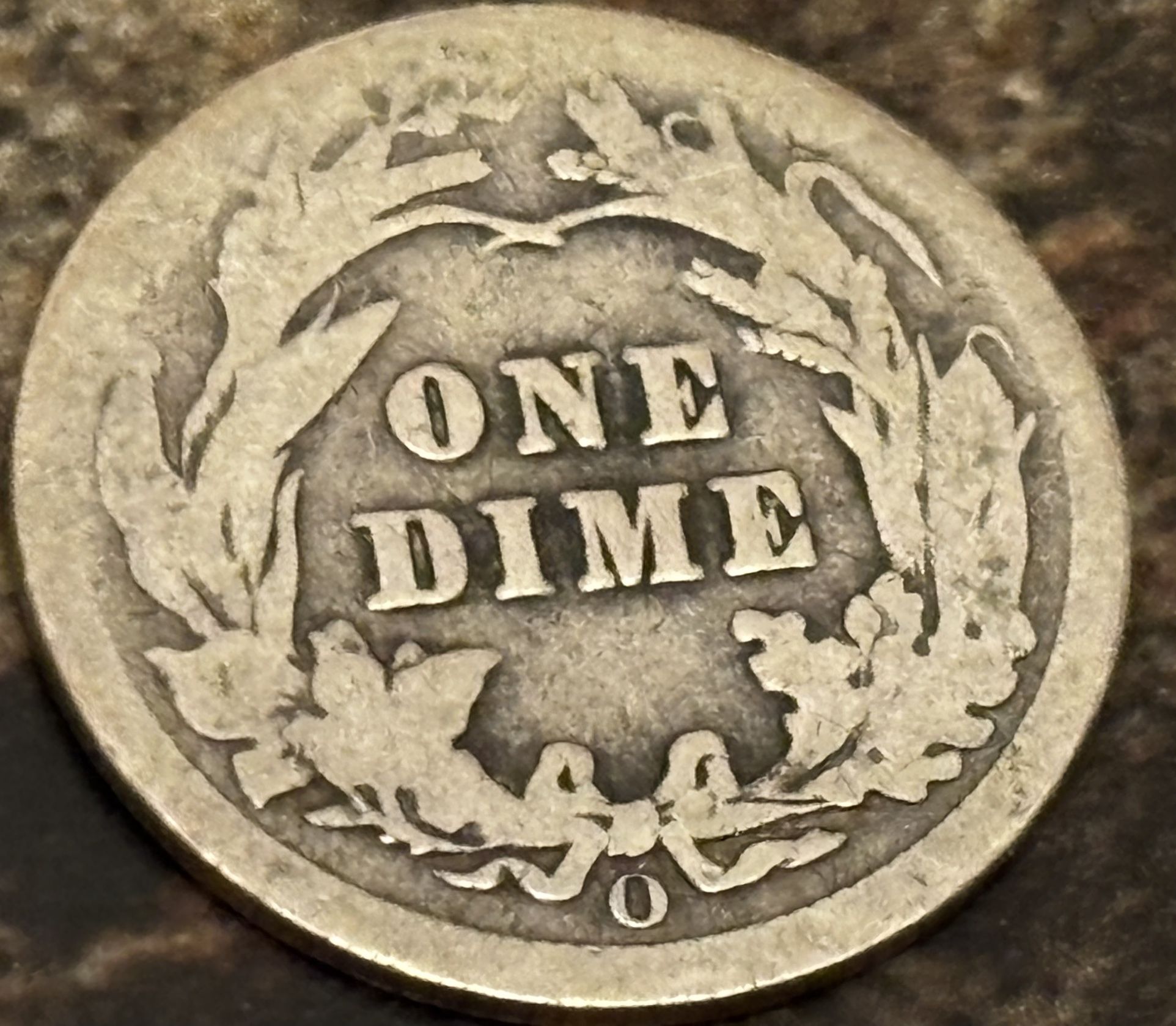 One Dime 1907 , Antique Coin USA 