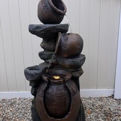 Water Fountain Outdoor Indoor Home Deco 
