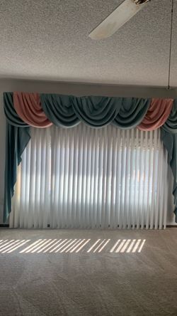 Curtains and valance