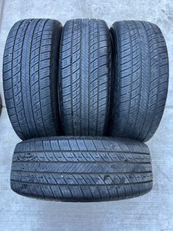Set of 4 Tires UNIROYAL TIGER PAW TOURING A/S DT 215/55r18