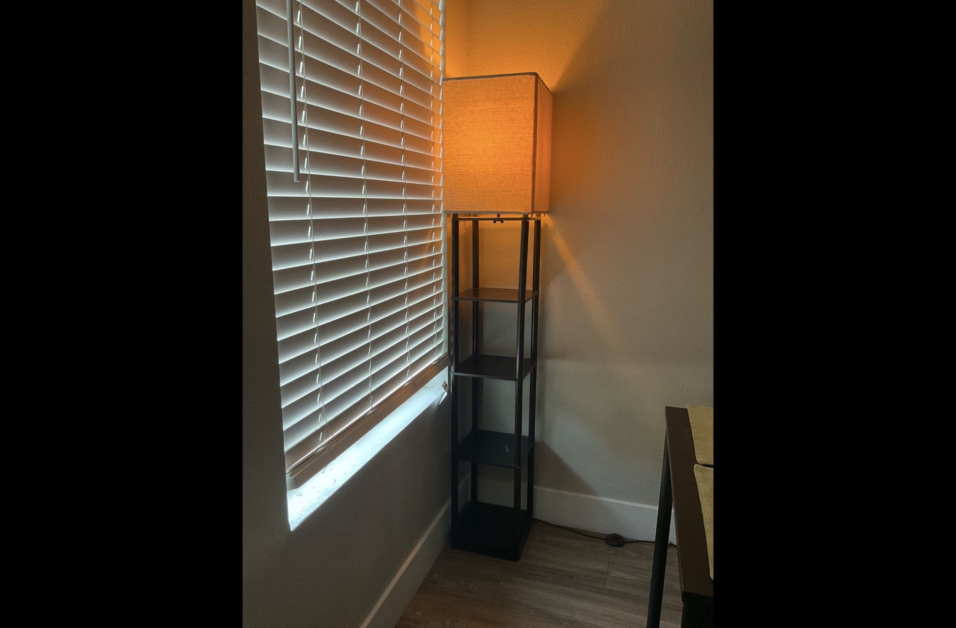 Floor Lamp With Shelves