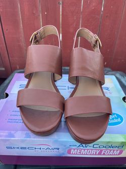 Aerosoles Brown Platform Sandals