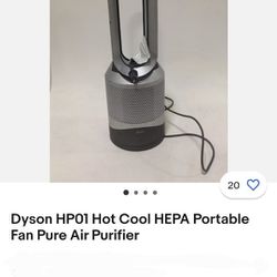 Dyson HP01 Hot Cool HEPA Portable Fan Pure Air Purifier


