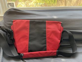 Timbuk2 Messenger Bag Two Tone Grey and Red