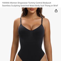 Women Shapewear Tummy Control Bodysuit Seamless Sculpting Snatched Waist Body Suit Thong 