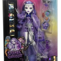 Monster High Spectra Vondergeist Doll Core G3 NEW!