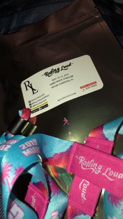 2 Rolling Loud Tickets