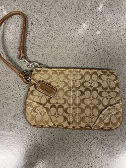 Authentic Coach Wristlet