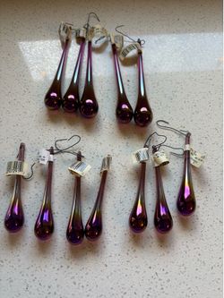 Molbaks Vintage Teardrop Glass sun -catcher/ornaments