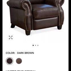 Brown Recliner Like New