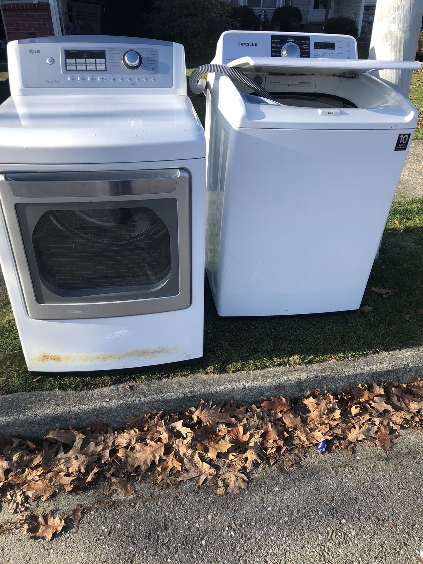 Washer and dryer FREE *pending pickup*