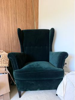 Ikea green accent chair
