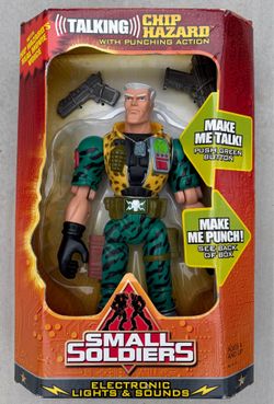 Small Soldiers 1998 Talking Chip Hazard New, Sealed In Box 12”