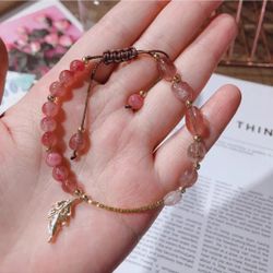 Gemstone Real Stones Boho Bobomeian Bracelet Charm Women’s Beads Bracelet Jewelry 