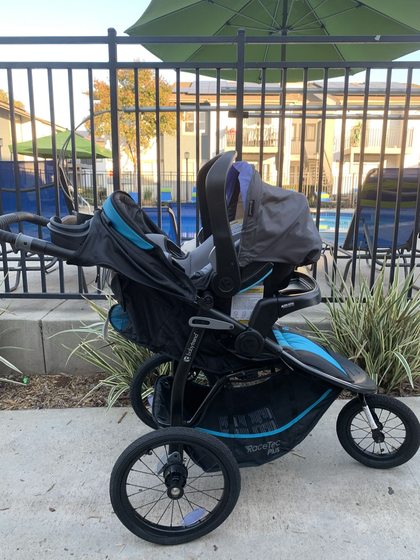 Stroller And car seat (baby trend)