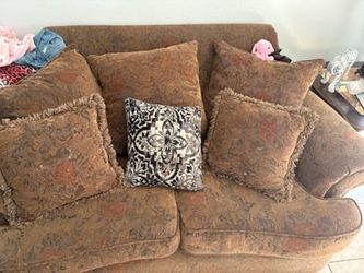 Coffee table and couches
