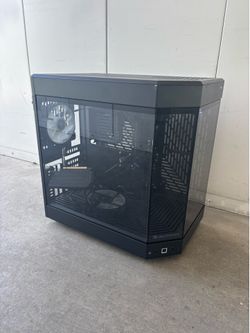 HYTE Y60 BLACK PC CASE + PCIE RISER + FANS