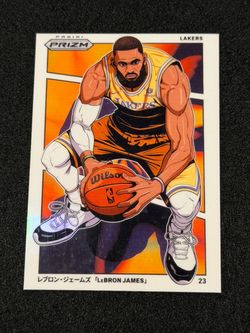 Panini Prizm 2024-25 LeBron James Los Angeles Lakers Manga Insert #12