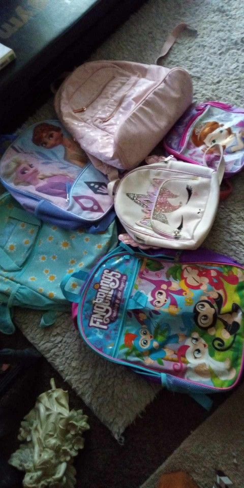 Assorted Backpacks Clean $4.00 Each Or All For $15.00