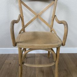 Set of 4 Restoration Hardware Madeleine Dining Arm Chairs 