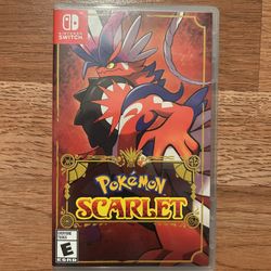Pokémon Scarlet Game - Nintendo Switch