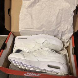 Nike Air Max white trainers #sneakers