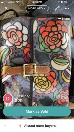 Fossil cross body bag
