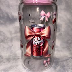 Dr Pepper Glass Cup 