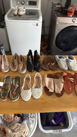 Mixed Women's Shoes Lot – 9 Pairs