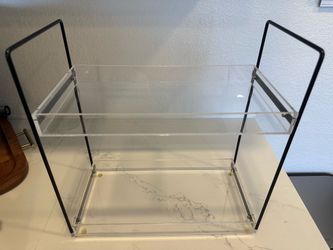 Acrylic 2 Tier Shelf