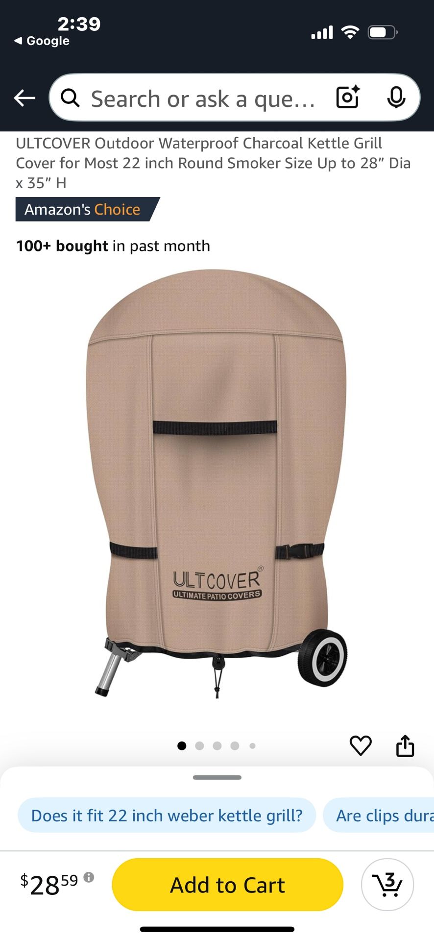 BBQ Grill Cover