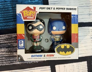 Batman and Robin Salt and Pepper Shakers Funko Pop