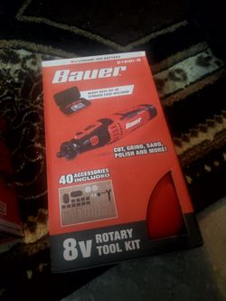 Bauer 8v Rotary Tool Kit