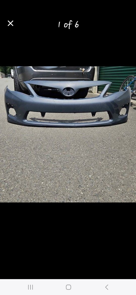 Front And Back Bumper For a 2013 Toyota Corolla S