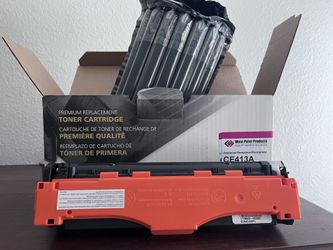 9 West Point Products CE410X Premium High-Yield Replacement Toner Cartridges — New & Sealed.