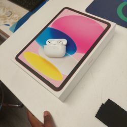 Apple Ipad 10 Generation 64gb Unlocked WiFi And Airpods Pro On Payments Plan With $50 Down 