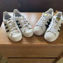 Adidas Superstar  Size 6 & 6-1/2 Boys $20 Each