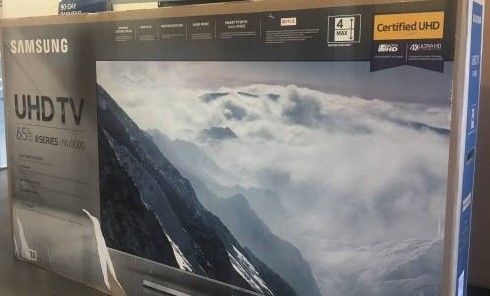 TV Samsung 65", 4K, NU8000, 240 Hz, Black Friday Sale