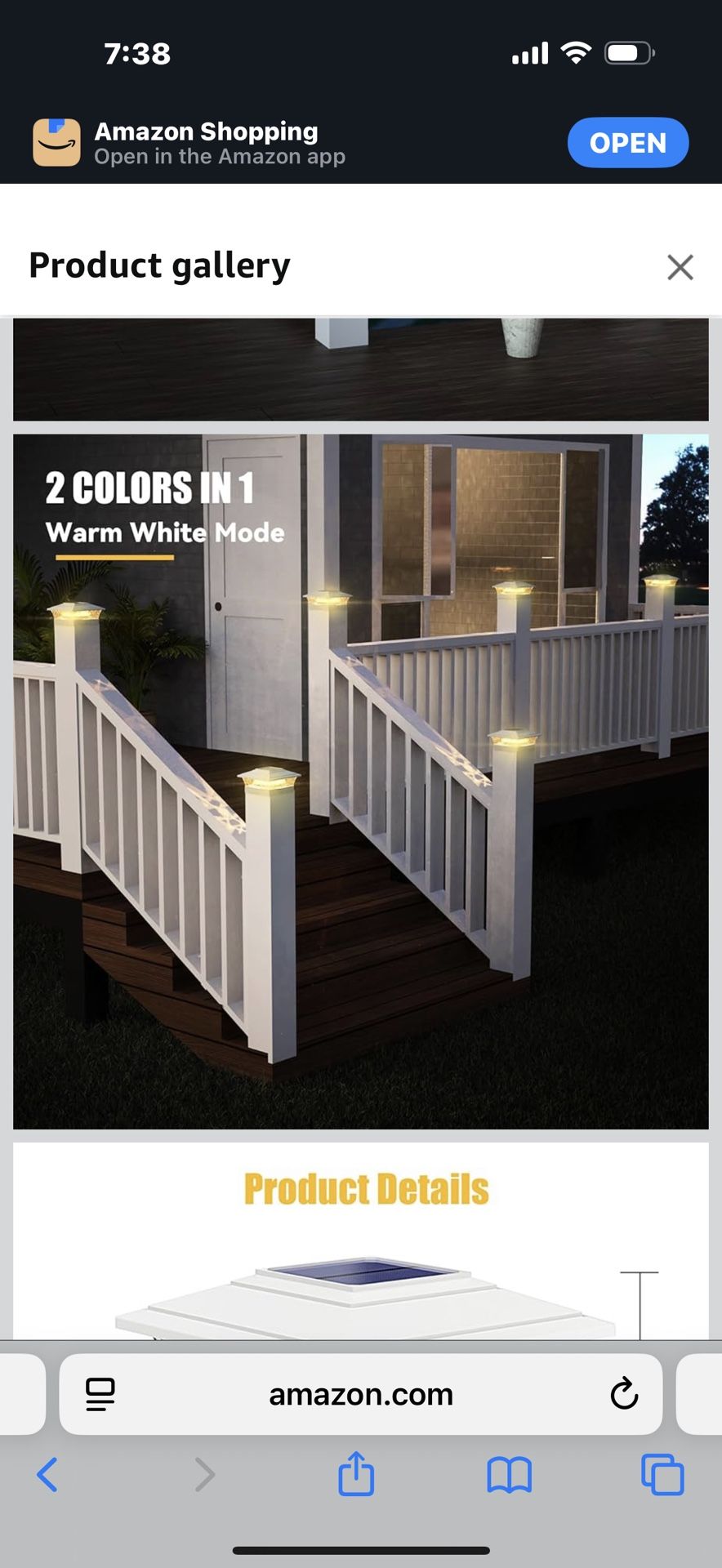 Brand New Post Lights Solar