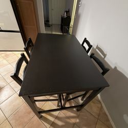 Black Dining Table