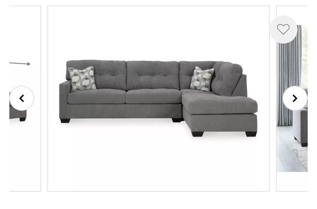 Living Room Gray Sectional