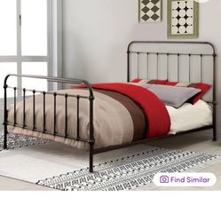 King Sized Metal Bed Frame 