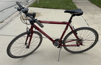Trek Pilot 1.2 7-time Tour de France bike,  Burgandy.