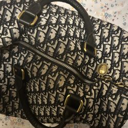 Christian Dior Trotter Oblique Boston Bag (VINTAGE)