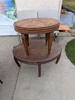 Set of two tables