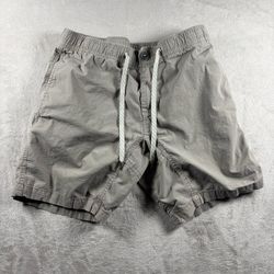 Vuori Ripstop Shorts Men’s Small Beige Khaki V370 Drawstring Hiking Outdoors #7A